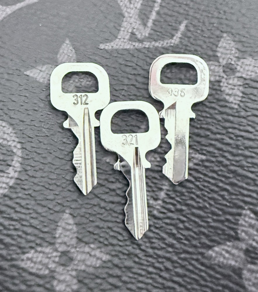 Louis Vuitton Replacement LV Key Silver Authentic Keys for PadLock Accessories