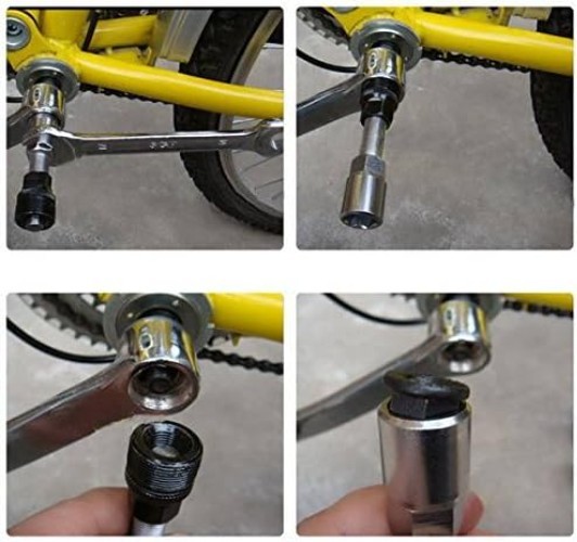Compact Bike Crank Puller with Extended Ejector - Must-Have Tool for Bikers