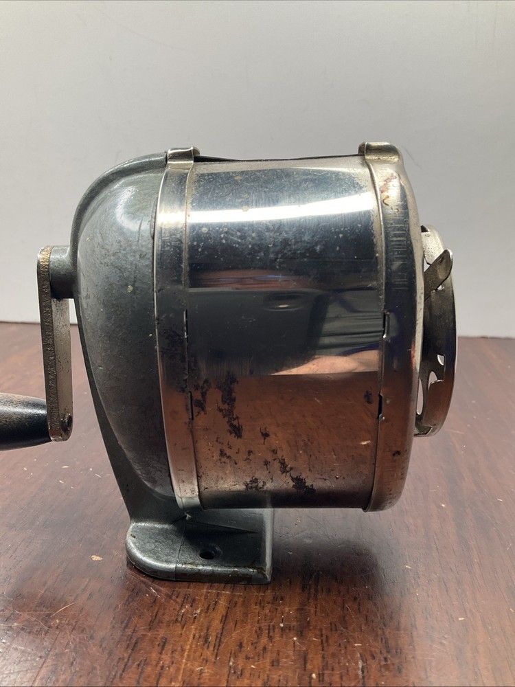 Boston KS Vintage Hand-Crank Pencil Sharpener