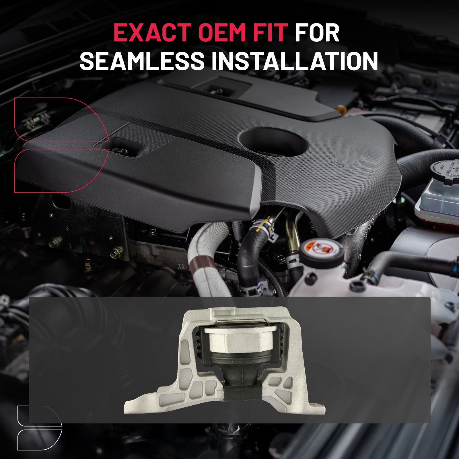 For Ford Focus S SEL ST 2.0L 2012-2018 Front Engine Motor Mount AV6Z6038A A5646