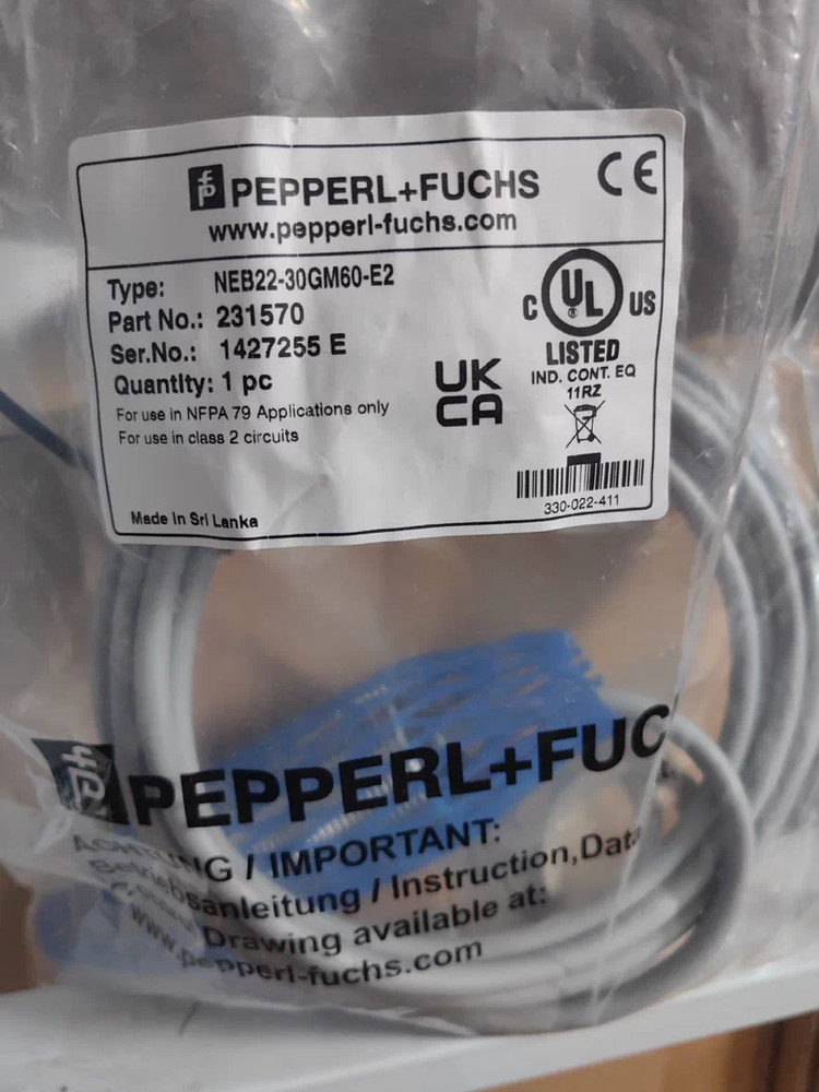 1PCS New Pepperl+Fuchs NEB22-30GM60-E2 Sensor