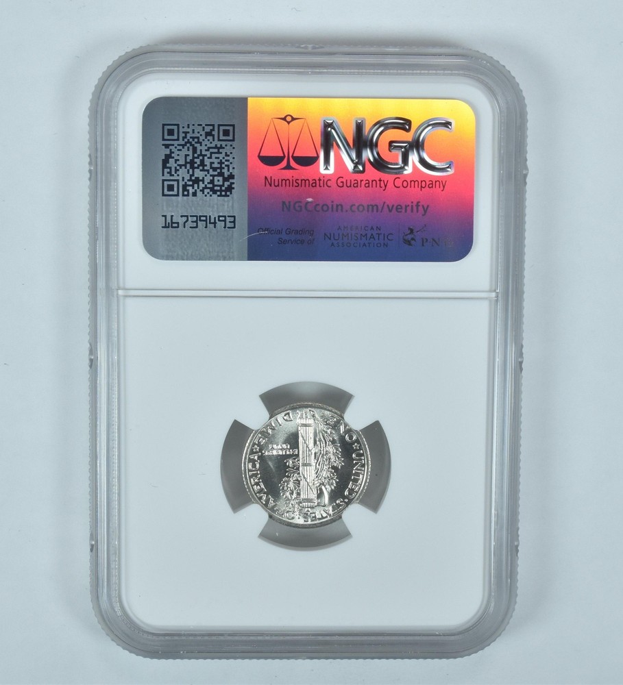 1940-S Mercury Dime MS65 NGC Brown Label
