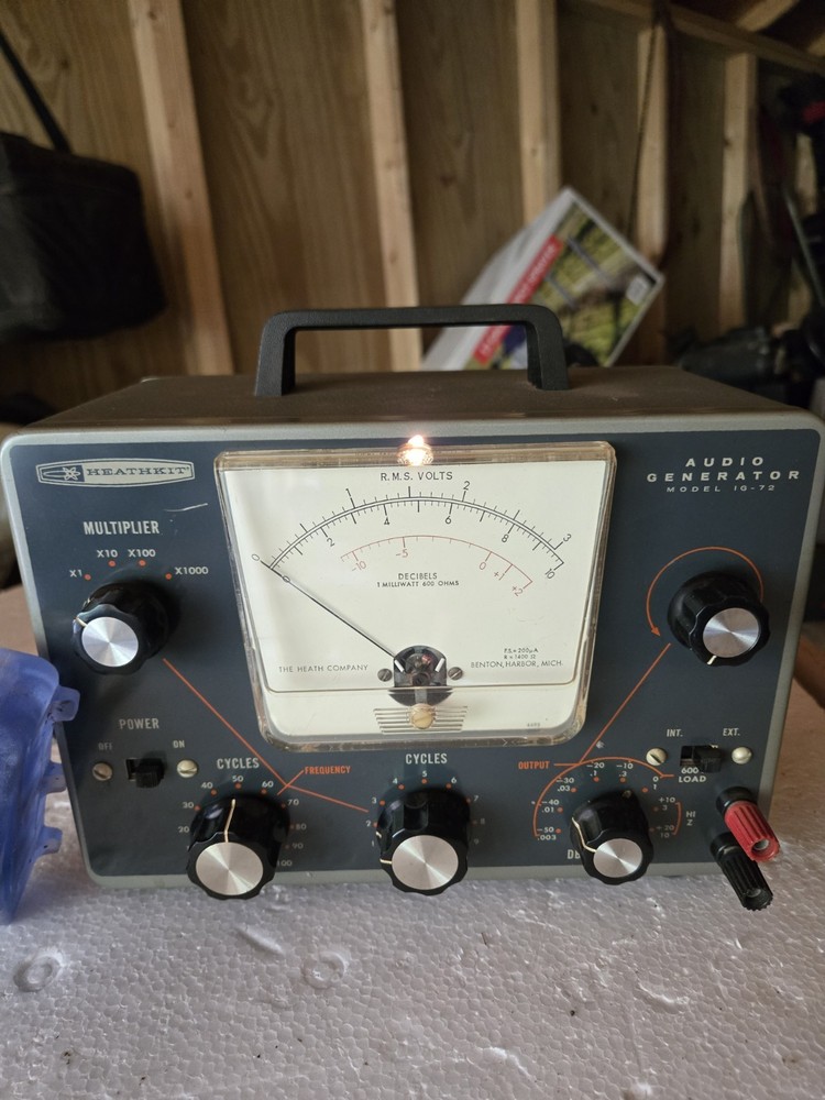 VTG Heathkit Audio Generator Model IG-72