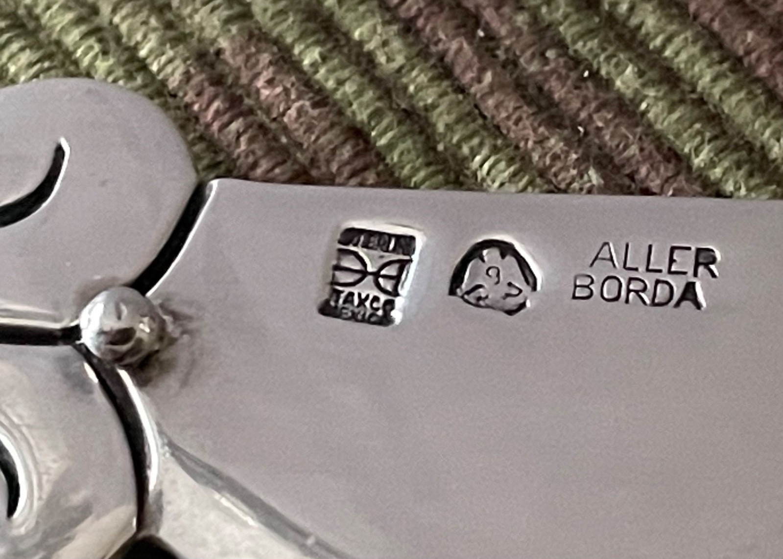 Vintage Hector Aguilar - Taxco, Sterling Silver Cheese Knife - gorgeous