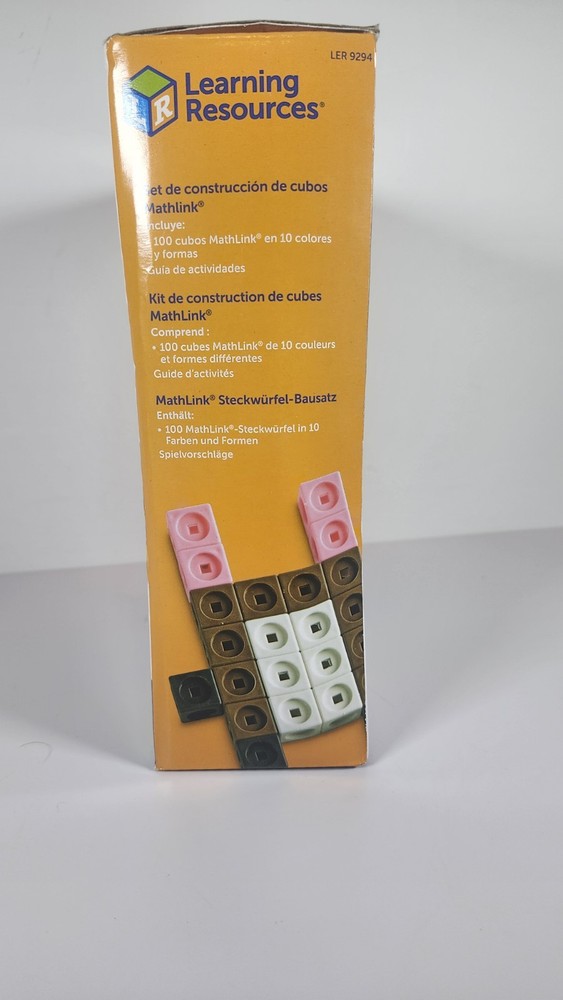 STEM Explorers Mathlink Builders Set 100 Linking Cubes Ages 5+ Learning Resource