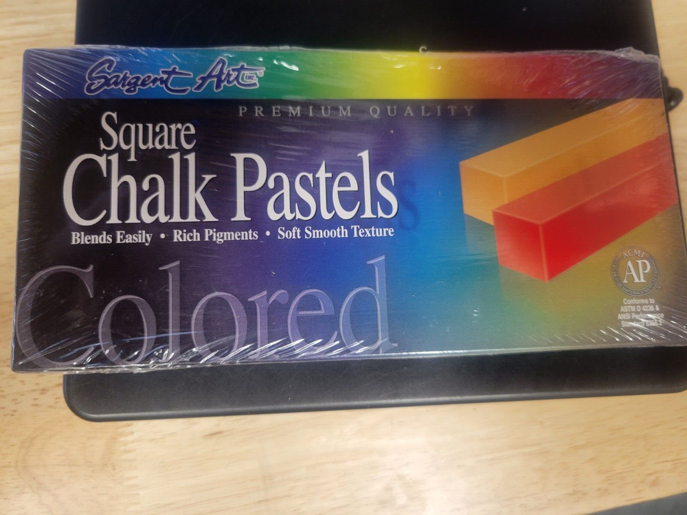 SARGENT ART SQUARE CHALK PASTELS 12 PACK