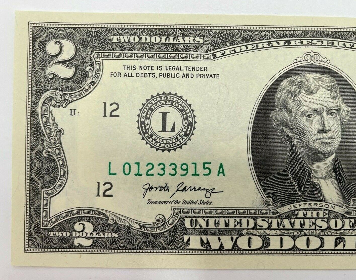 *Lot of TEN (10) 2017A CRISP $2.00 Two Bills Uncirculated Sequential Notes