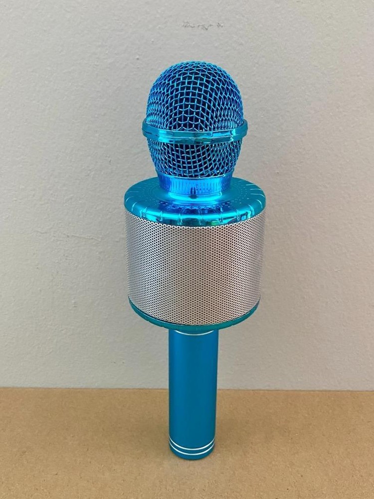 Karaoke Microphone Speaker Wireless Bluetooth Speaker Handheld Mic USB Player