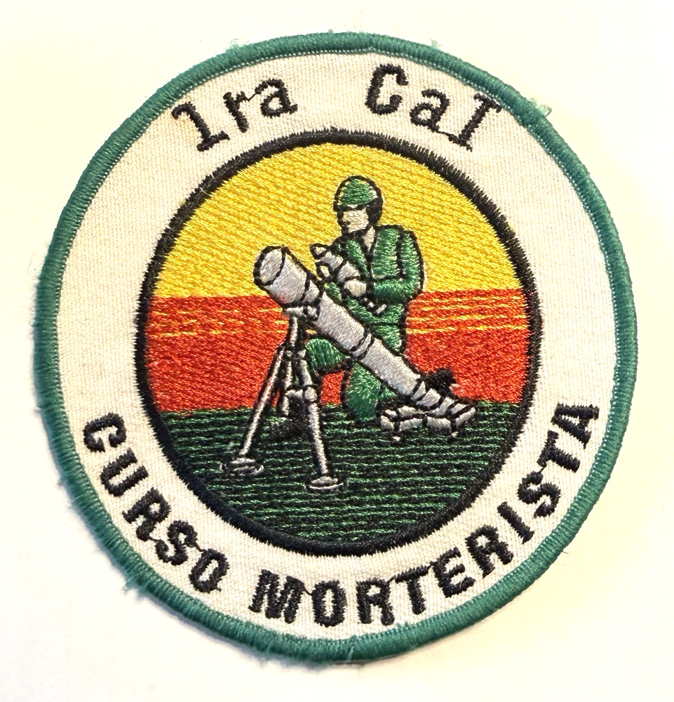 Argentina: Infantry Mortar Course, Army NCO Academy Shoulder Patch