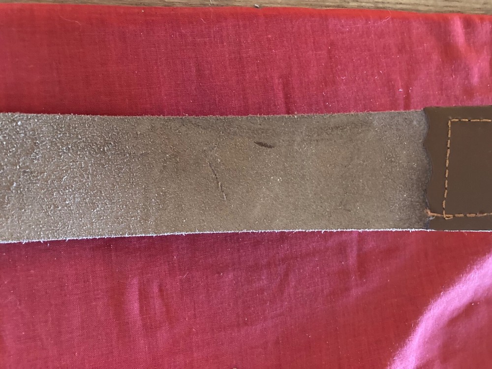 Straight razor strop sharpening strap barber leather new