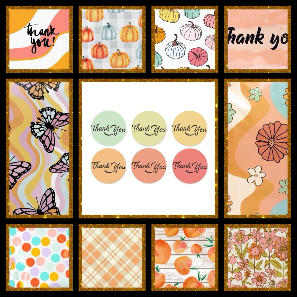 Poly Mailers Fall Autumn Assortment