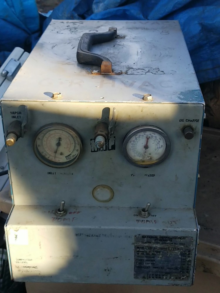 VINTAGE NATIONAL REFRIDGERATION PRODUCTS TESTING HVAC