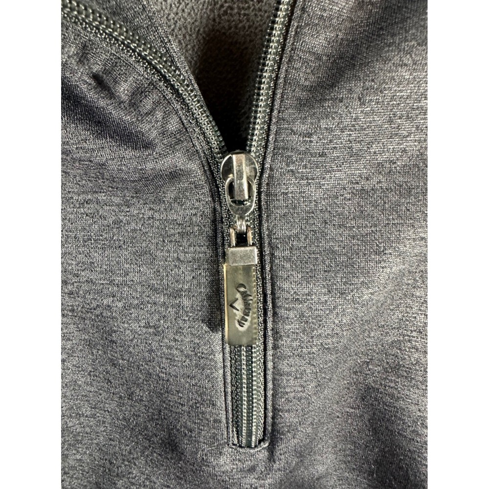 Callaway Golf Pullover 1/4 Zip Dark Gray Heather Mens Size Medium