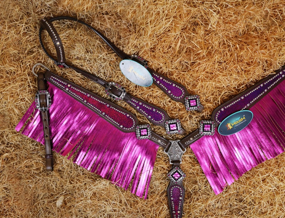 Headstall & Breast Collar Tack Set for Horse