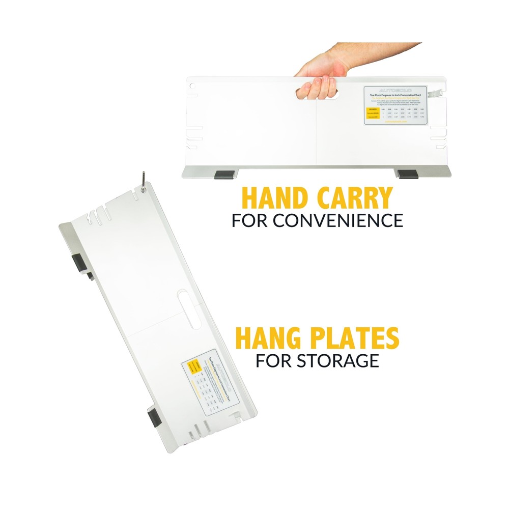 3-in-1 Toe Alignment Plates - Wheel Alignment Tool Kit for Toe, Steer Ahead, ...