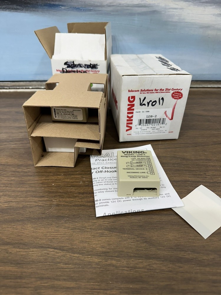 3 Viking Loop and Ring Detect Board (LDB2) Brand New