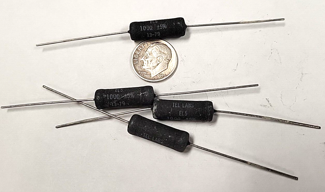 RESISTOR 100 ohm 5 WATT CERMET WIREWOUND FLAMEPROOF 100oHM (4pc) AXIAL EL5-100