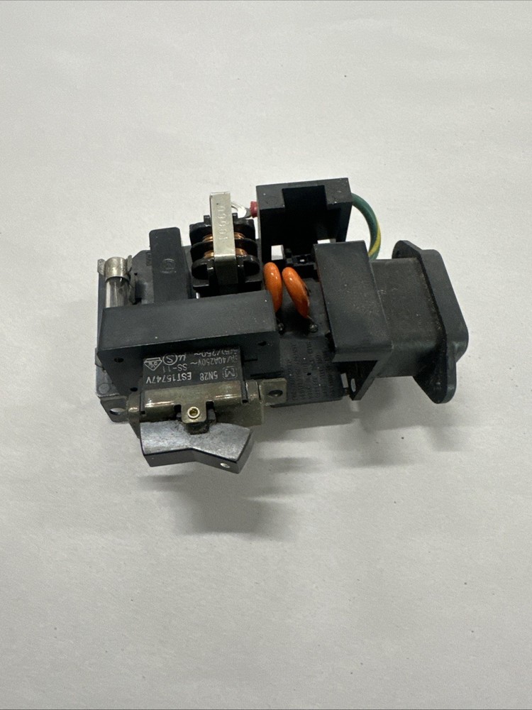 Okidata Microline 320 9 Pin Printer Power Button And Plug Connector - Tested