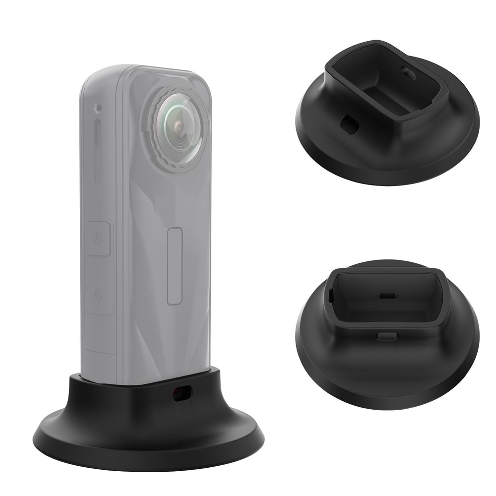 Camera Mount Stand Base for Insta360 X5, Silicone Non-Slip Desktop Mount, Bas...