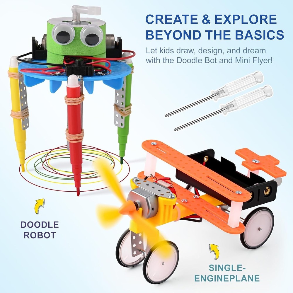 DIY STEM Kits for Kids,Robot Building Science Kits Engineering Projects