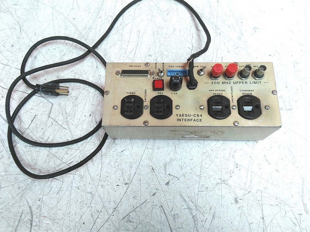 Defective Yaesu-C64 Interface Power Strip AS-IS