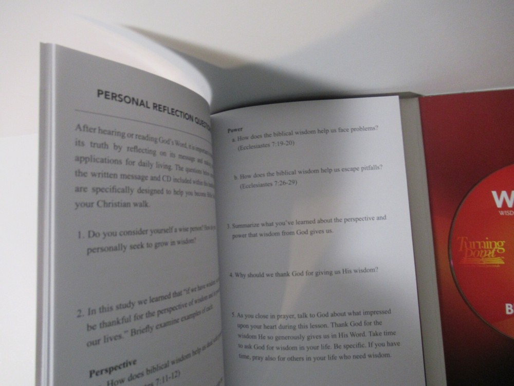 David Jeremiah Living Library Volume 14 Wisdom Study Booklet/CD