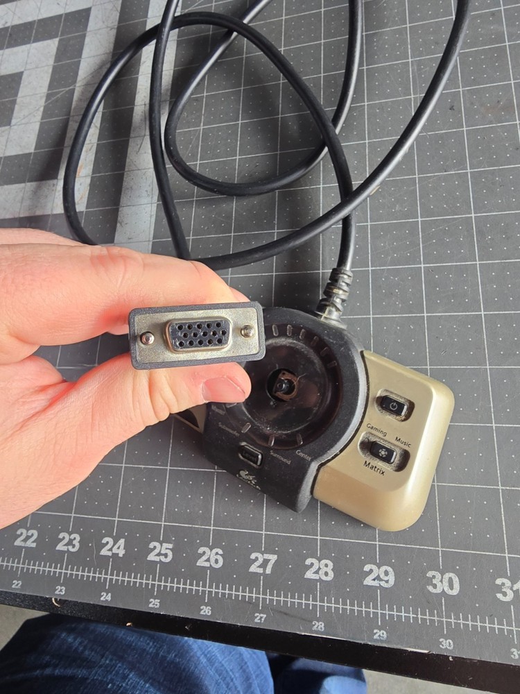 Logitech G51 Volume Controller Sound Wired Remote Pod Control Unit Only OEM 1B