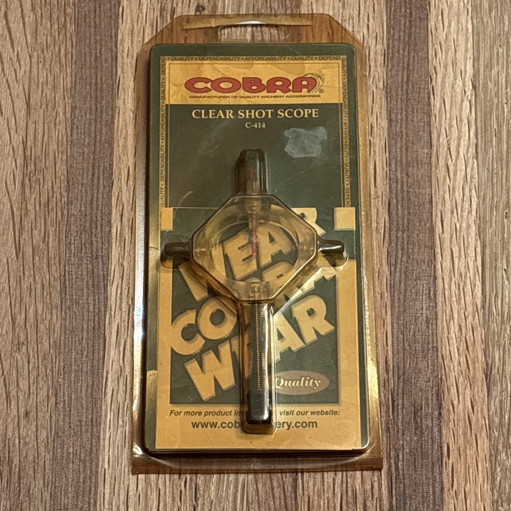 Cobra Clear Shot Scope C-414 Bow Sight NOS