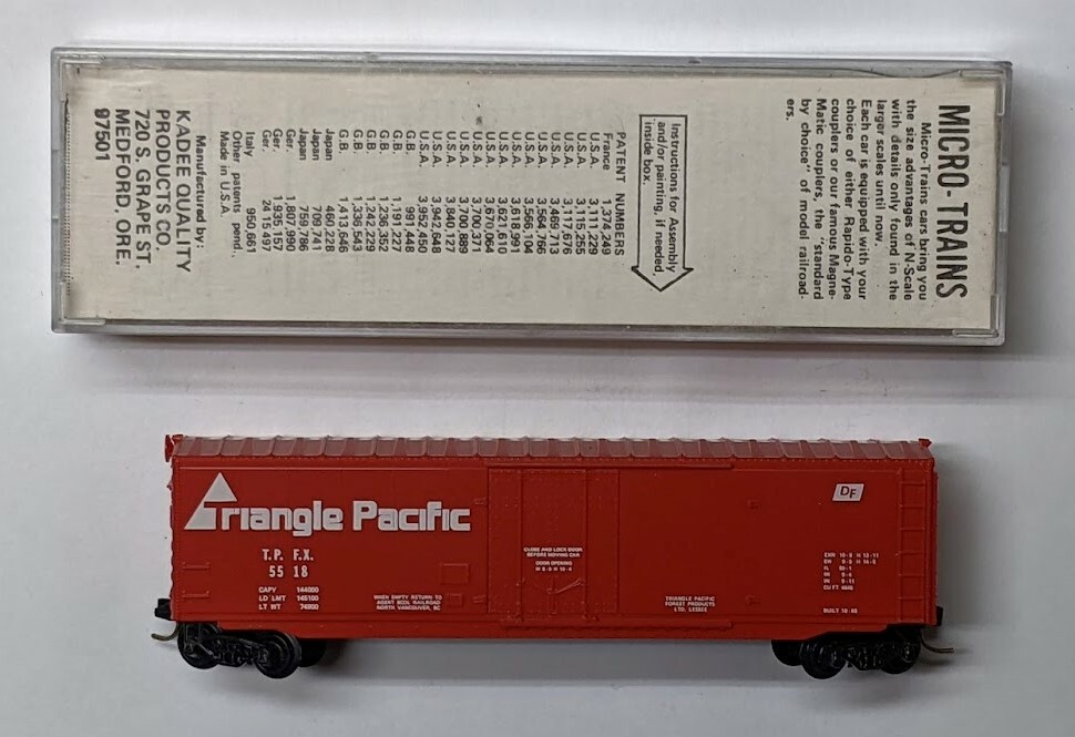 MTL Micro-Trains 38130 Triangle Pacific TP 5518