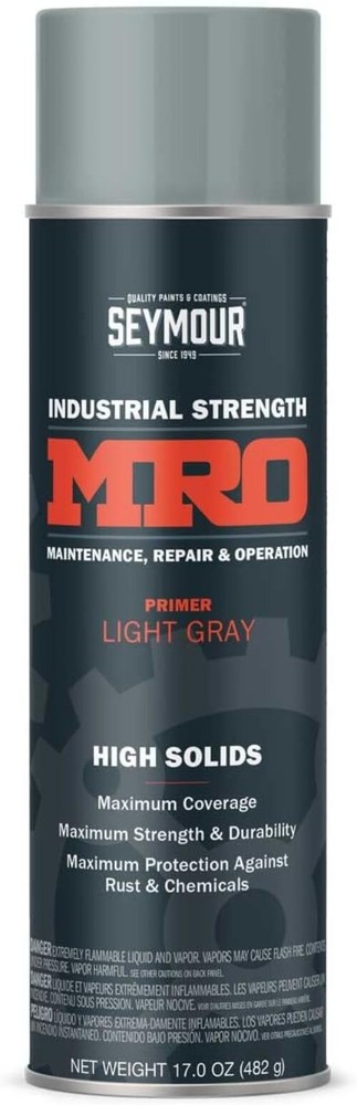 Eco-Friendly 17 oz Light Gray High Solids Spray Paint - Rust Protective Coating