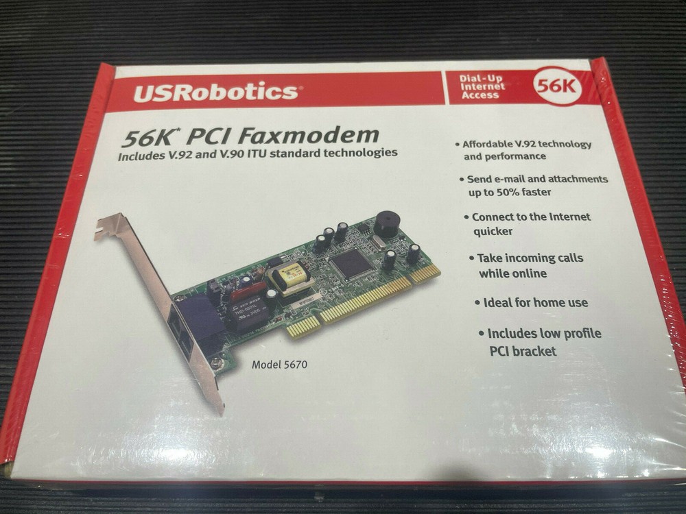 USRobotics USR5670 56 Kbps PCI Faxmodem