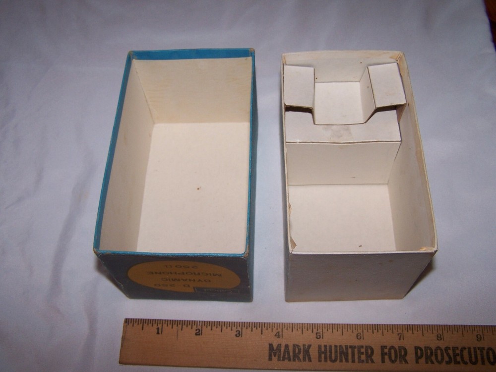 Vintage Calrad D-250 Dynamic Microphone EMPTY BOX ONLY