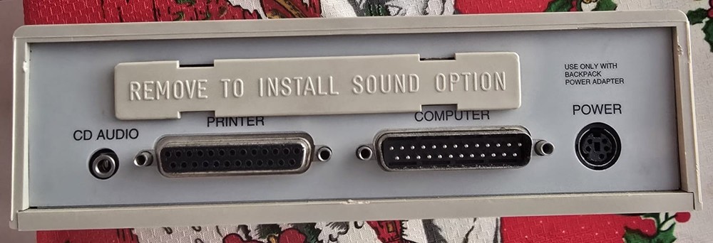 MicroSolutions Backpack external drive