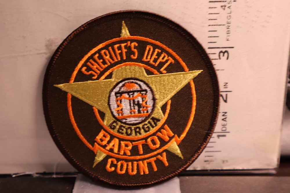 police patch   BARTOW COUNTY SHERIFF    GEORGIA