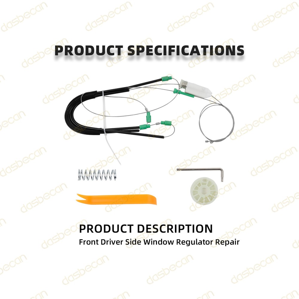 Front Left Driver Window Regulator Repair Kit For Chevy Corvette C6 2005-2013