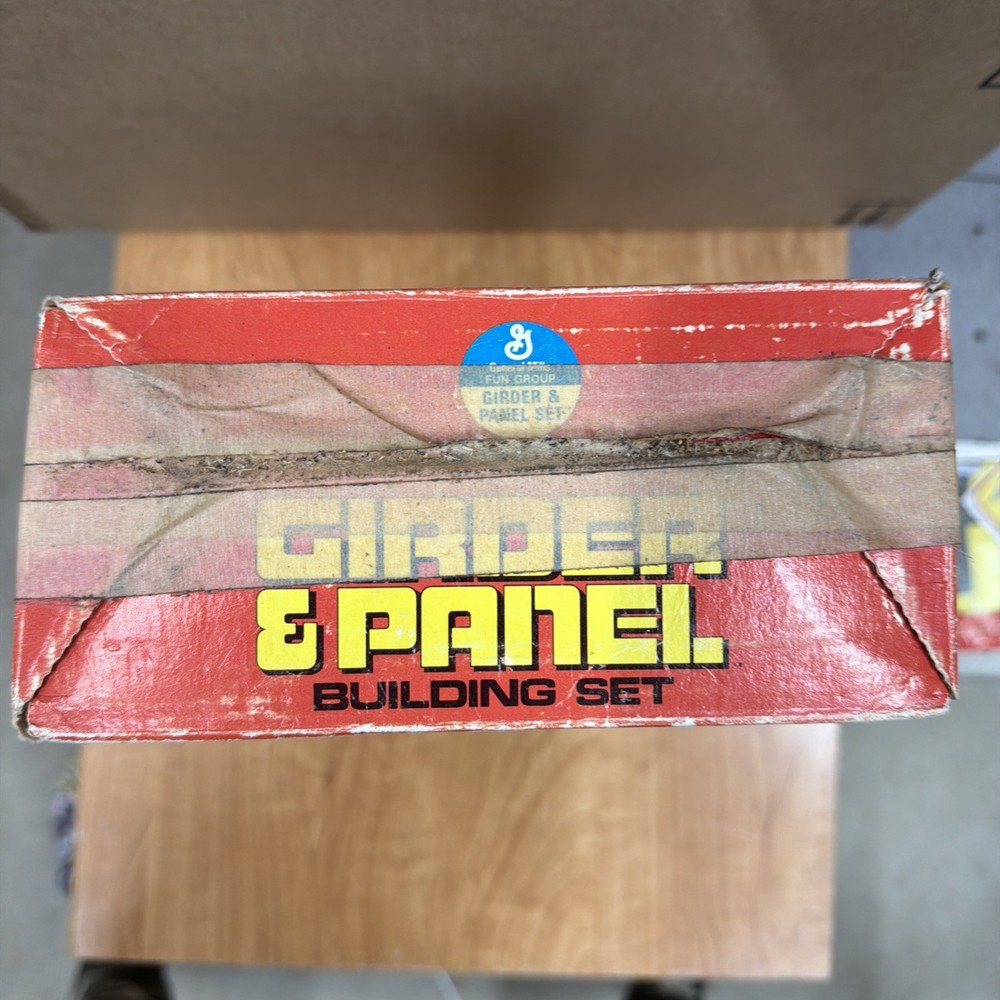 Vintage 1970s Kenner beam and panel construction set