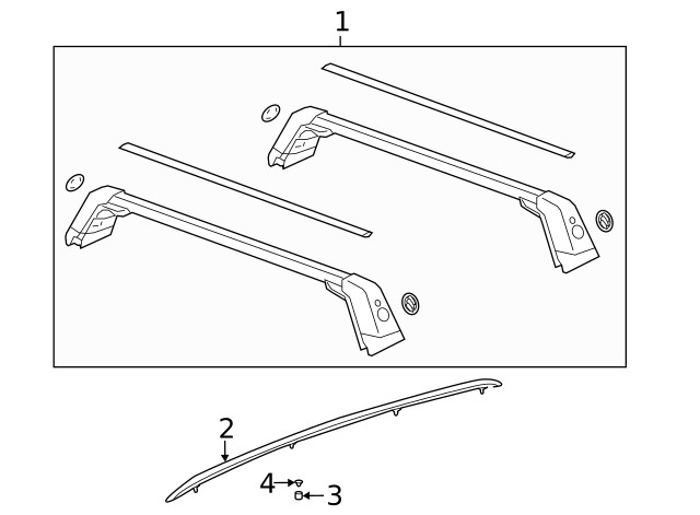 Genuine GM Side Rail 39146479