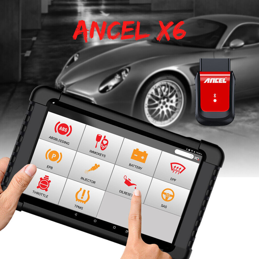 ANCEL OBD2 Scanner Bluetooth Bidirectional Diagnostic Tool 10inch Touch Screen