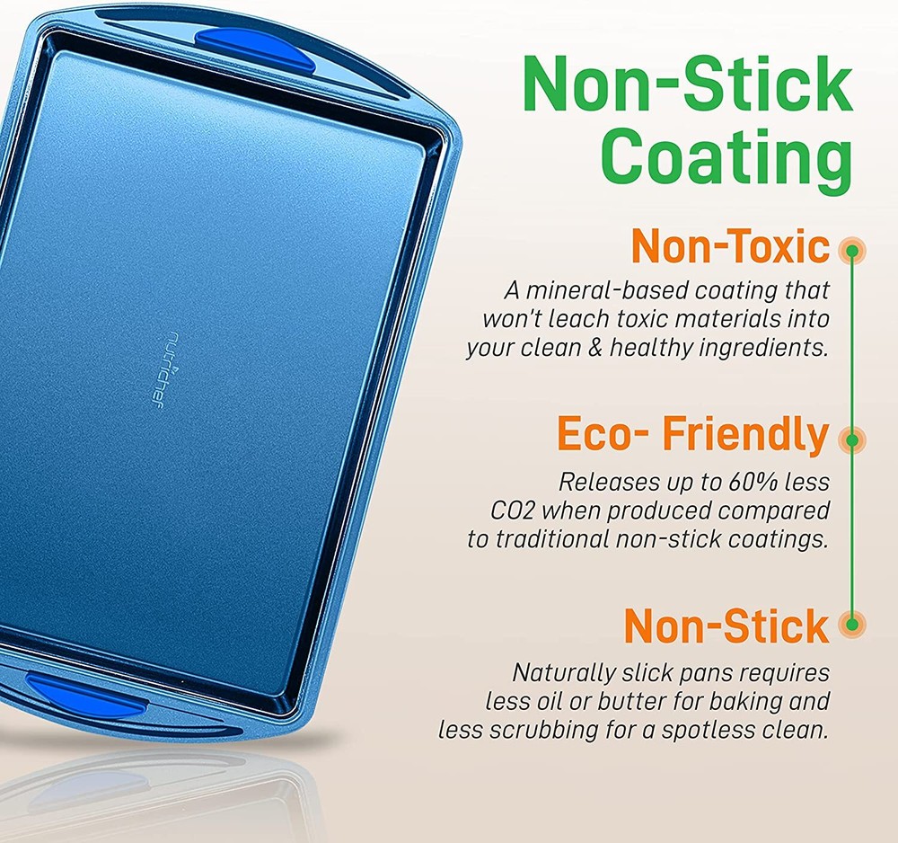 Nutrichef NCBK3S Bakeware 3-Pieces