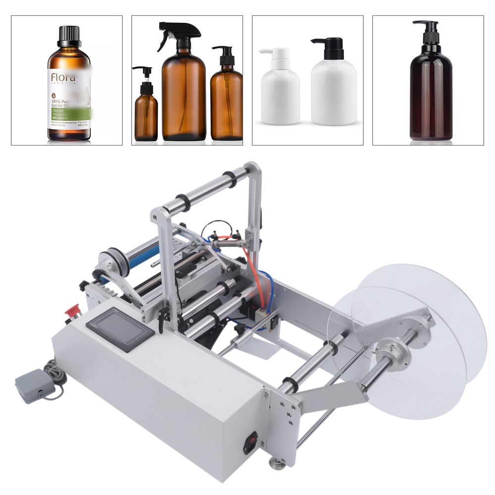 LT-190 300w Semi-Automatic Round Bottle Labeling Machine Emergency Stop Switch