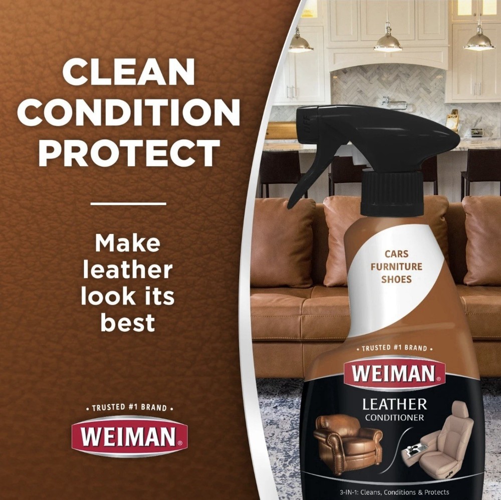 Weiman Leather Conditioner Cleaner 12oz Spray