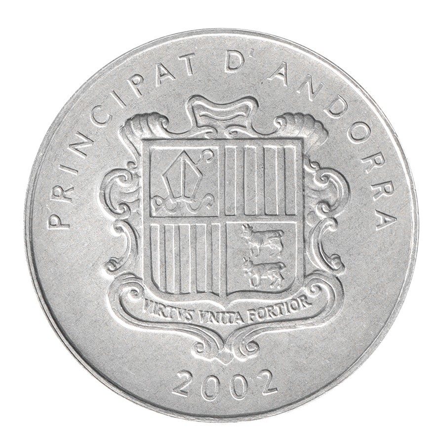 Andorra 1 Centim, 2002, KM #177, Mint Commemorative