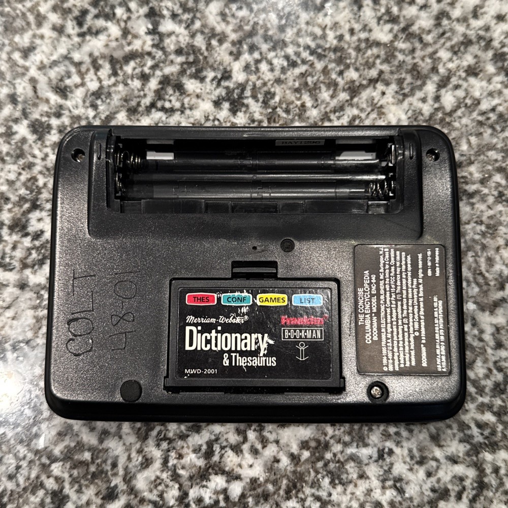 Franklin Concise Columbia Encyclopedia EC-640 Tested Working