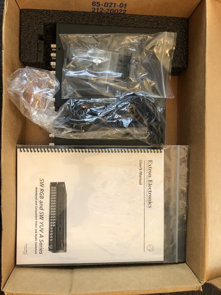 Extron SW 6AV RCA Six Input A/V Switcher