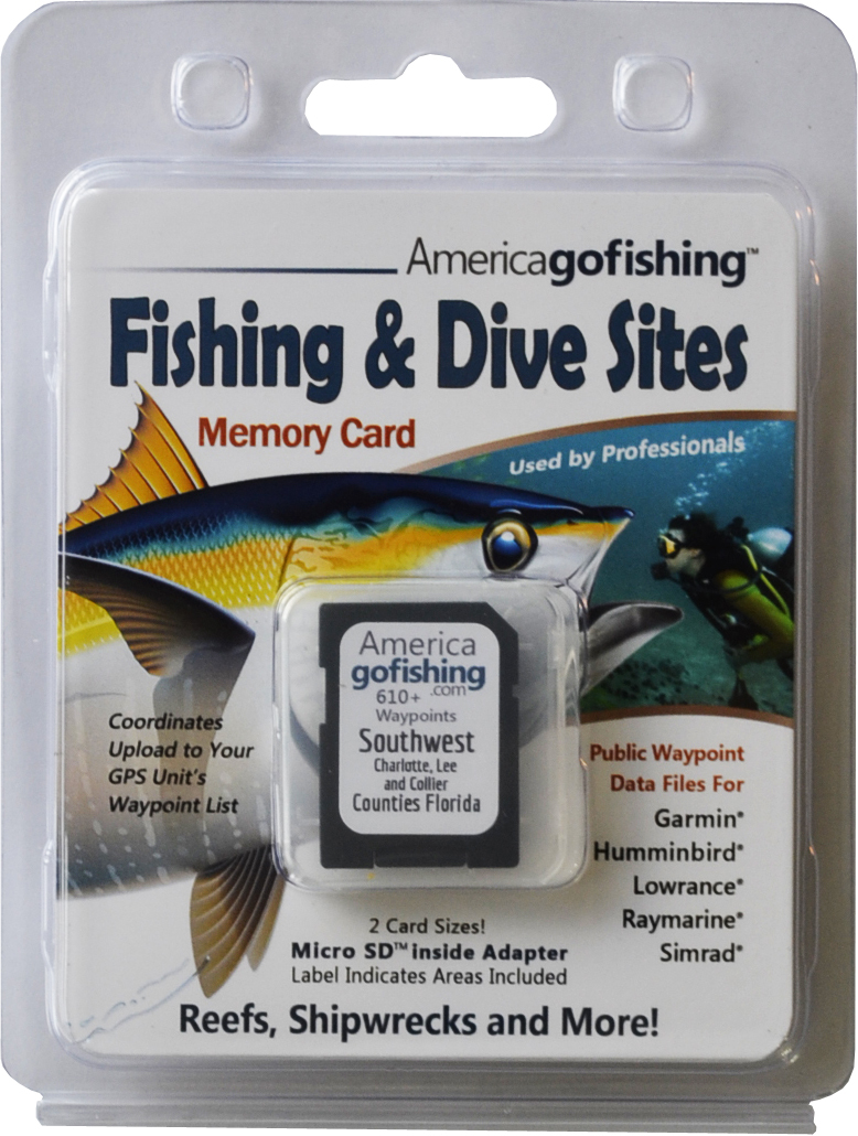 Southwest Florida Fishing & Dive Sites Memory Card