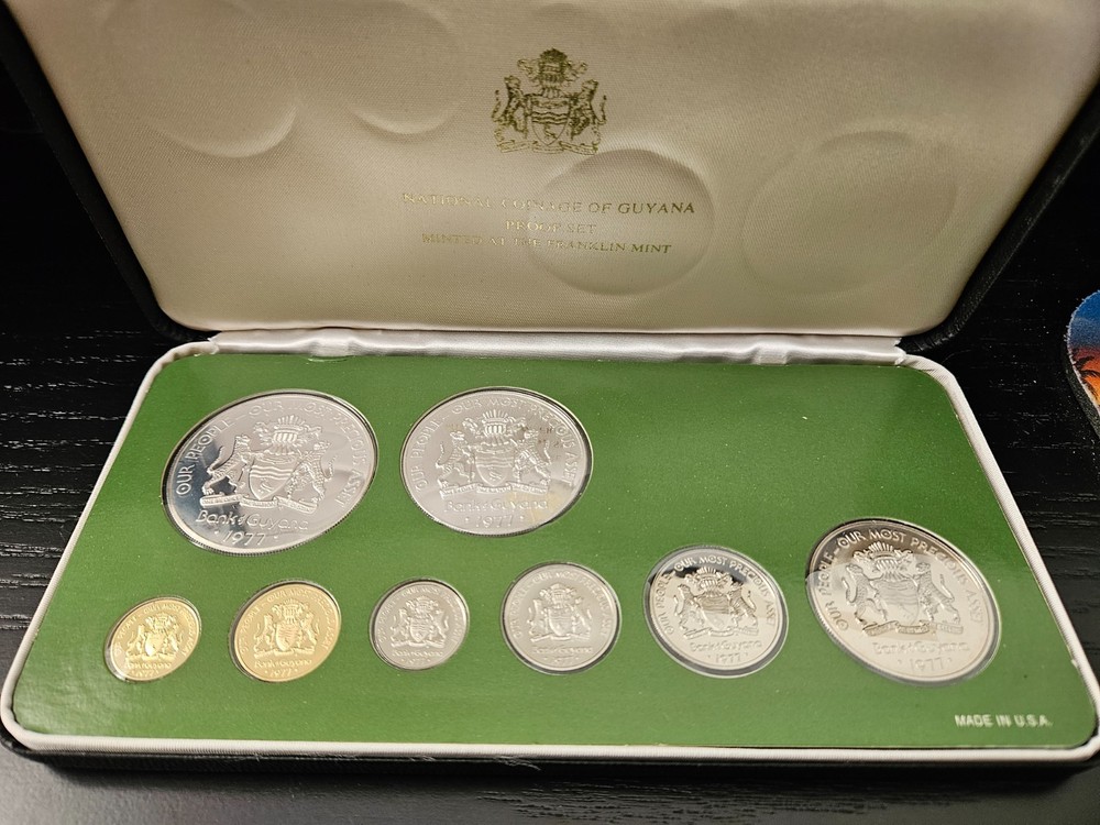 1977 Guyana Silver Proof Set