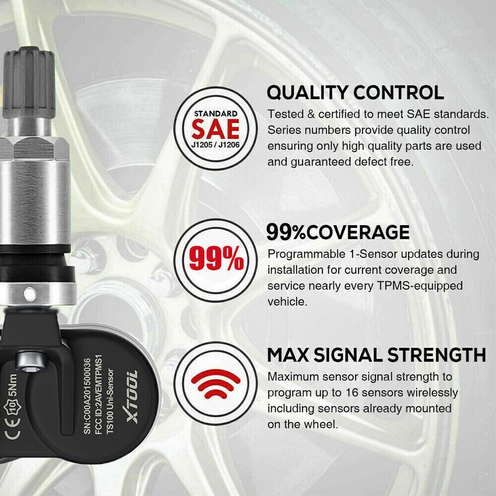 2026 XTOOL TP150 Full TPMS Diagnostic Tool Relearn Scanner Programmer-TS100 Only