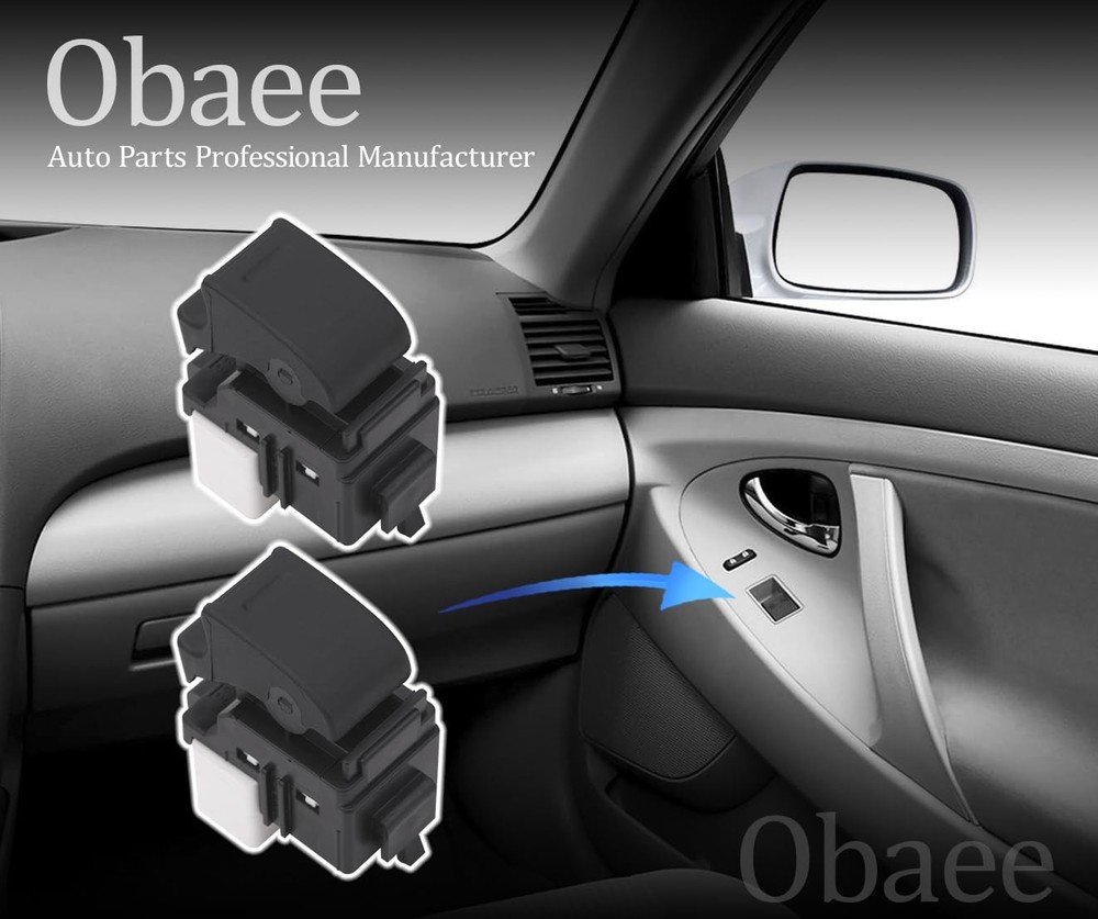 Obaee 2pcs Power Window Switch Control Button Passenger Side Compatible with...