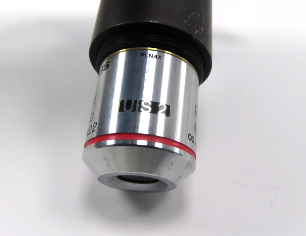 Olympus Plan N 4X /0.10 Infinits/- UIS2 FN22 Microscope Objective