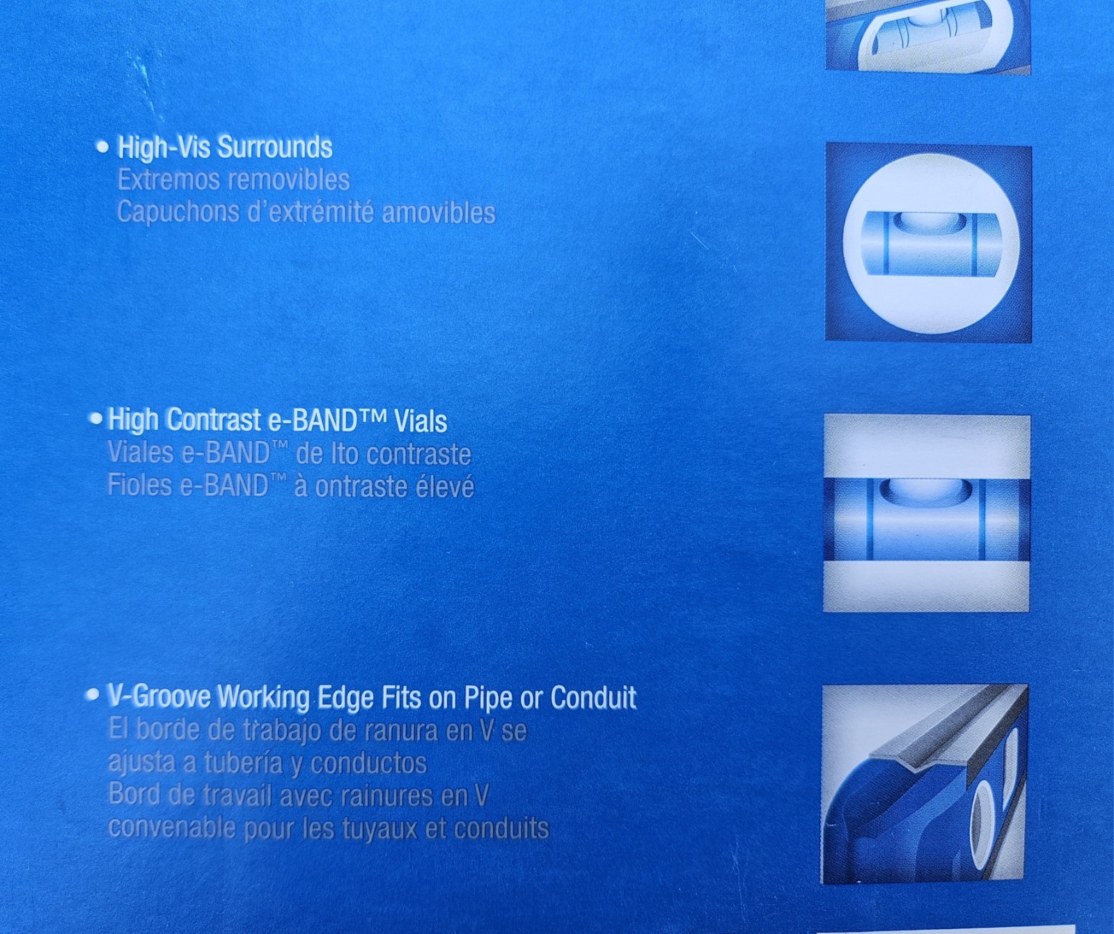 Empire 9" Magnetic Torpedo Level Pack Of 2 Levels, Blue EM81.9G, New